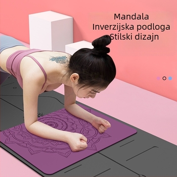 Ai Bu PU gumena joga podloga za handstand, 4.5 mm debljina, 500 g, protuklizna