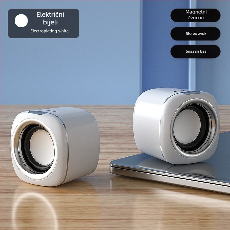 Zvučnik za notebook USB BT55 s dvostrukim drajverima, 130Hz-18kHz, SNR ≥80dB