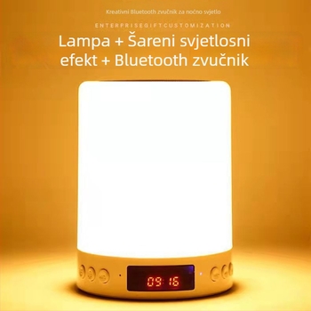 Bluetooth zvučnik za noćni ormarić s LED zaslonom i budilicom, 5W izlaz, Bluetooth 5.0, ugrađena baterija 800–1000 mAh