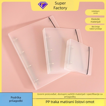 To build the future Custom 4-rupa D-clip fascikl za dokumente od PP plastike s otiskom logotipa