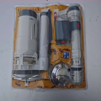 PP plastični set ventila za WC – visokotlačni dovodni ventil, univerzalni dovodni i ispusni ventil, plastični sklop, pritisk na aktivaciju