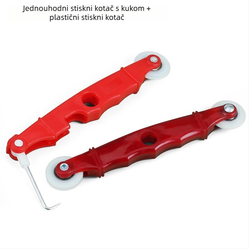 Alat za zamjenu mreže prozora, aluminijska legura, traka za presovanje, alat s kukom, ljepliva traka za mrežu, mreža s dijamantnim uzorom