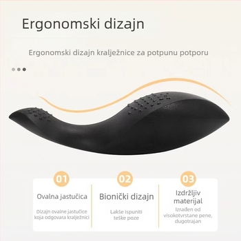 Pilates Delfin – korektor kralježnice za leđa i trup, dodatak za jogu, kod 023, za fitness, zdravstveni masažu i sport