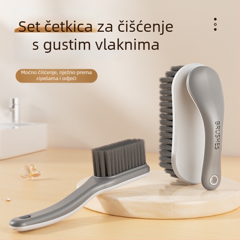 Četka za cipele Pingsa — mekane dlake, nježna prema cipelama i odjeći, vodootporna, moderni stil, 1 kom