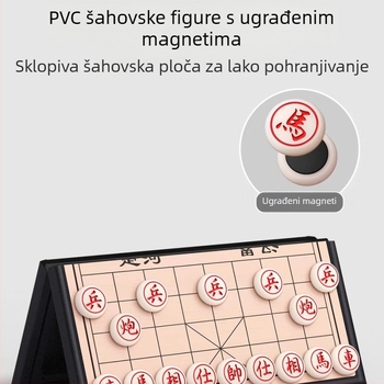 Magnetski višesmjerni šahovski set za obiteljsku zabavu (Materijal: plast + magnet; Marka: Star; Uzrast: 7–14 godina; Namjena: obiteljsko druženje; Značajka: magnetska privlačnost)