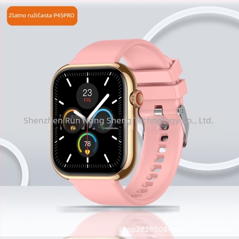 Smartwatch Q23Pro s detekcijom zasićenja kisikom u krvi, praćenjem sna, praćenjem otkucaja srca, pedometrom, Bluetooth pozivima (Ključne značajke: detekcija zasićenja kisikom u krvi; praćenje sna; praćenje otkucaja srca; pedometar; Bluetooth pozivi)