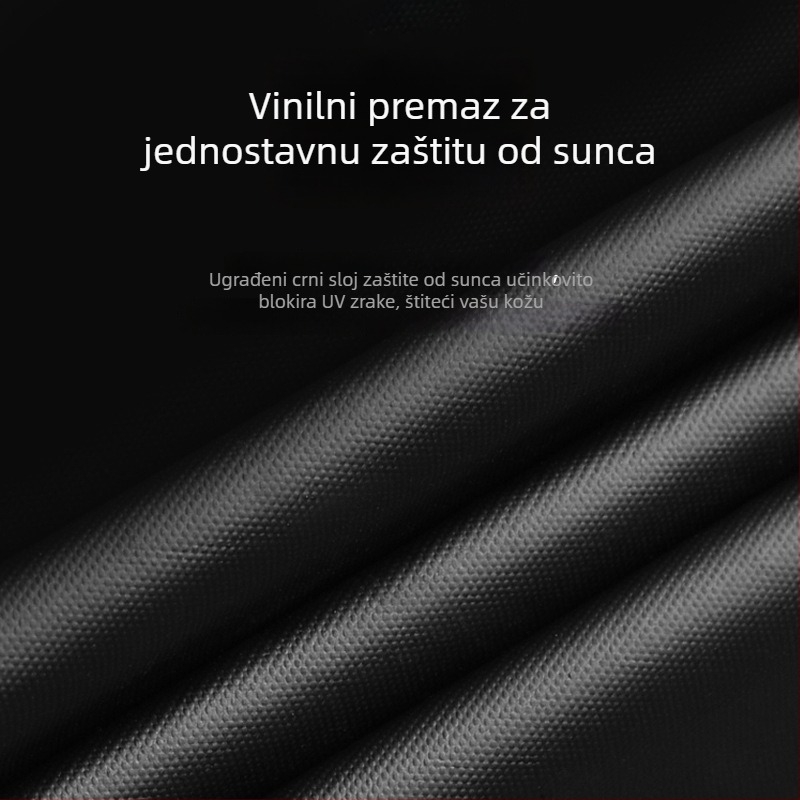 Dječji sklopivi kišobran za sunce s karikaturinim dizajnom, 8 čeličnih rebara, tkanina 190T, ručno otvaranje, UPF > 40