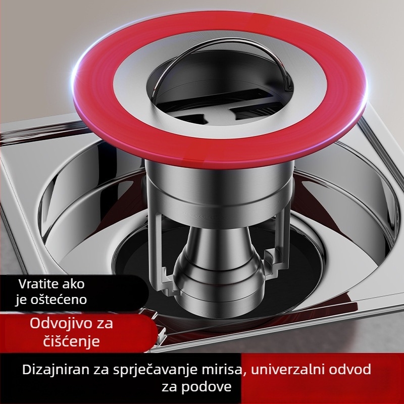 Bakarno prošireno magnetsko levitirajuće jezgro odvodnje za pod – anti miris, za kupaonicu