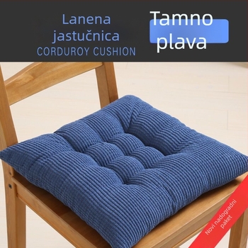 Jastuk za sjedenje od pamuka s punjenjem od bisernog pamuka, debeli dizajn, za uredske i računalne stolice, jednostavan moderni stil