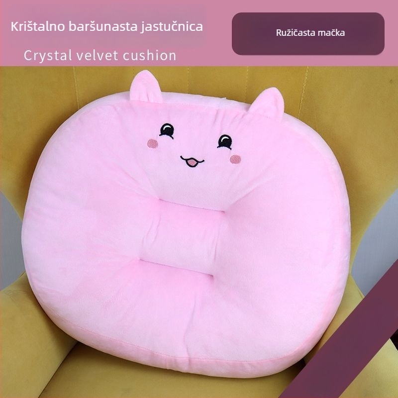 Jastuk za sjedenje od pamuka s punjenjem od bisernog pamuka, debeli dizajn, za uredske i računalne stolice, jednostavan moderni stil