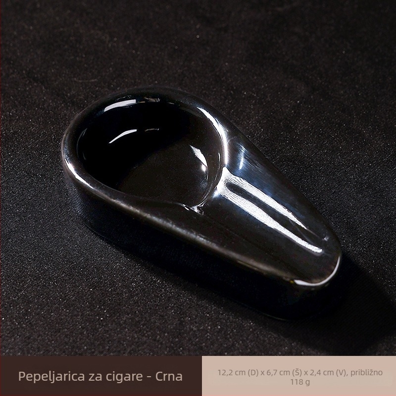 Keramički pepeljara za cigare – višekratno upotrebljiva, moguć ispis logotipa, prilagodljiva, pogodno kao dar za vjenčanja, ured i zabave