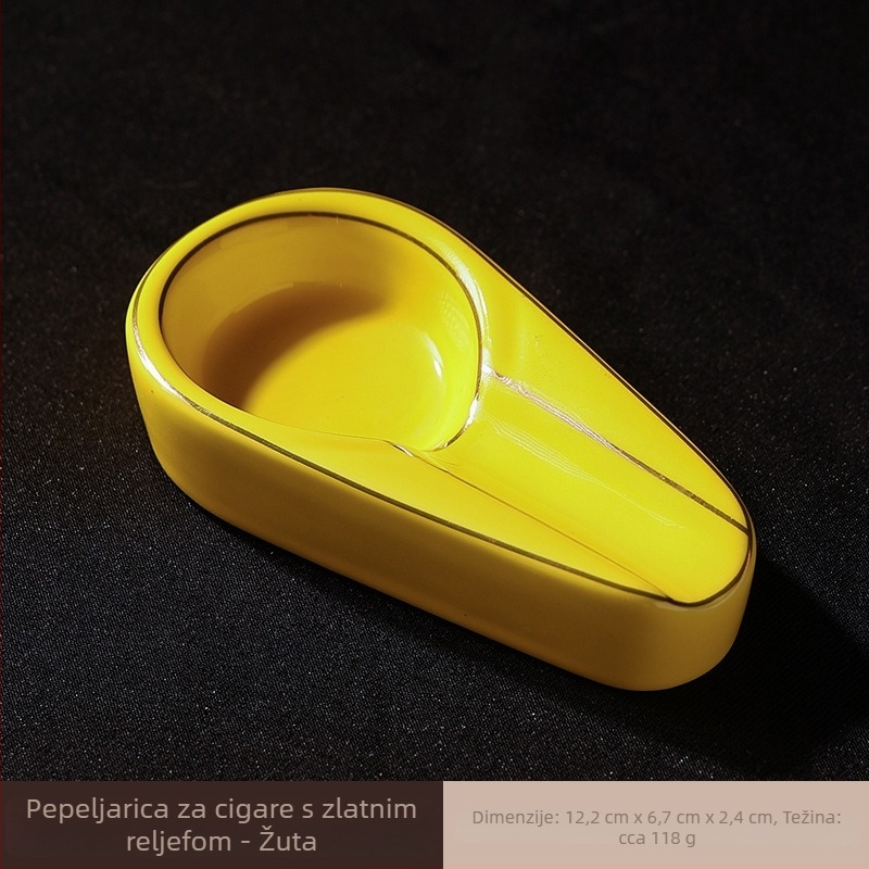 Keramički pepeljara za cigare – višekratno upotrebljiva, moguć ispis logotipa, prilagodljiva, pogodno kao dar za vjenčanja, ured i zabave