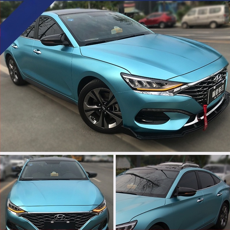 Naljepnica za karoseriju automobila, elektro-optični metalni film za promjenu boje, potpuna pokrivenost vozila, prilagodljivo, samoljepiva vrsta