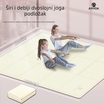 Sklopiva TPE joga prostirka za djecu, 6-10 mm, 750 g, protuklizna