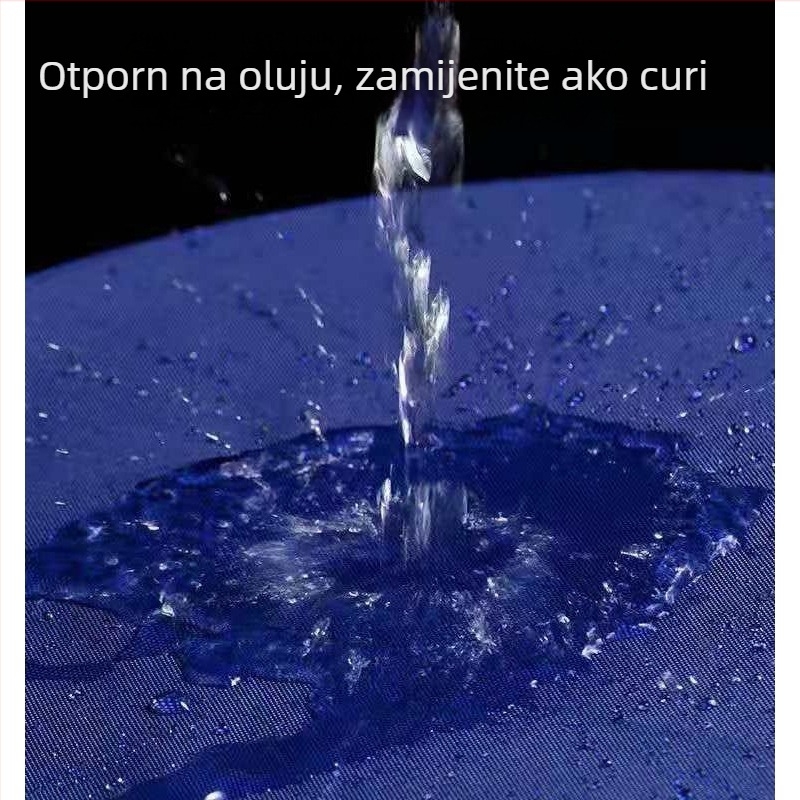 Pončo za bicikl od Oxford platna, PVC vodootporni sloj, za odrasle, 1 osoba