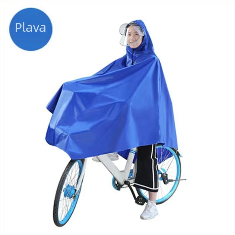 Pončo za bicikl od Oxford platna, PVC vodootporni sloj, za odrasle, 1 osoba