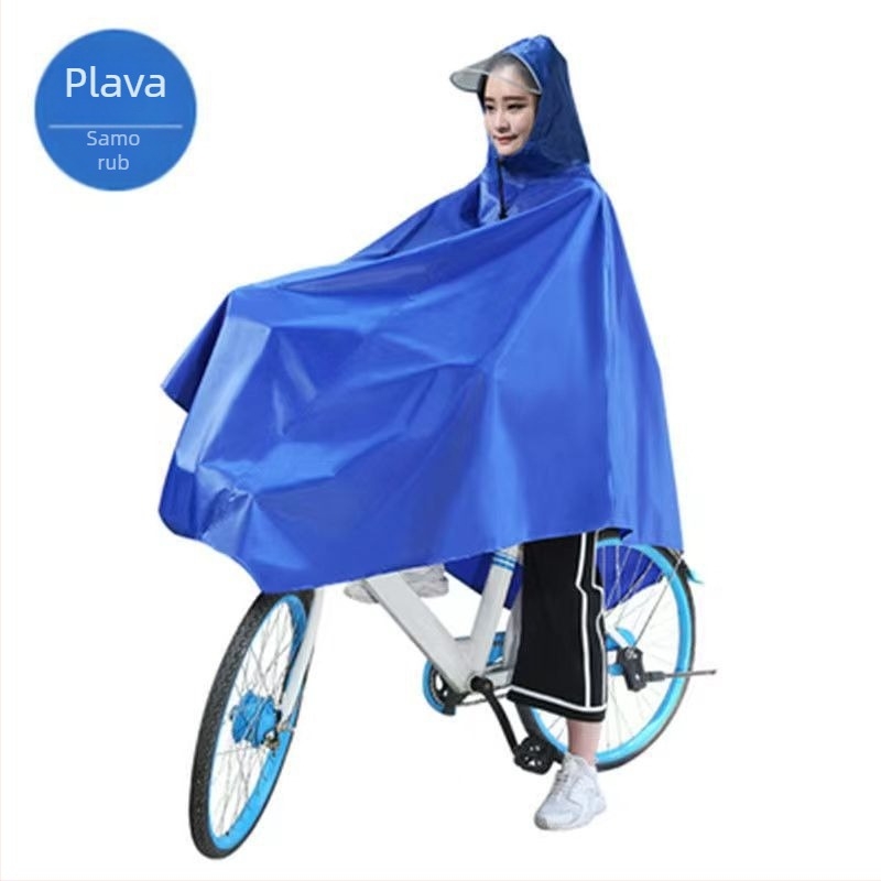 Pončo za bicikl od Oxford platna, PVC vodootporni sloj, za odrasle, 1 osoba