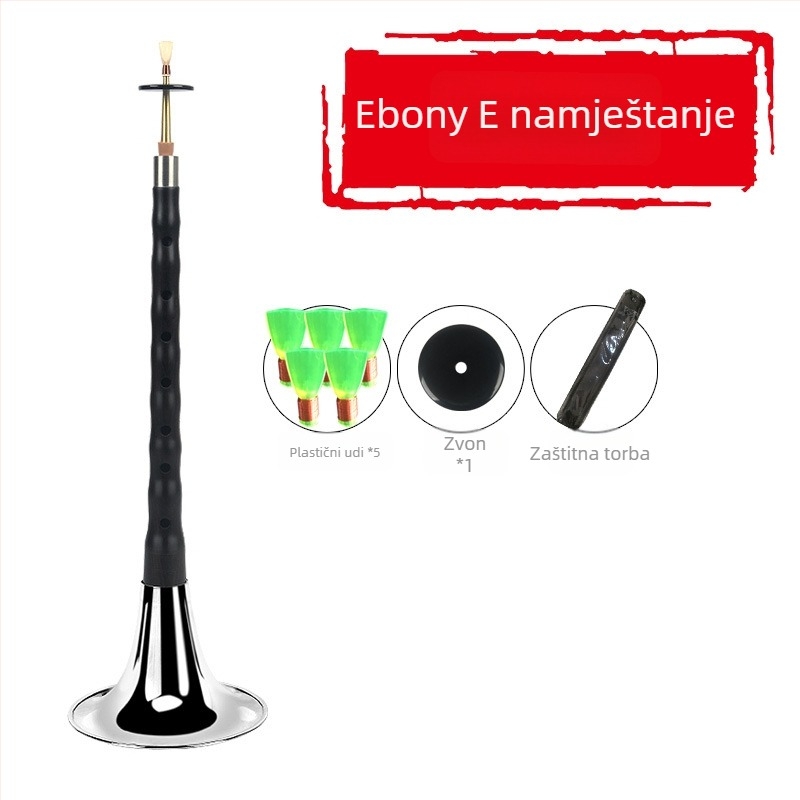 Suona - Ebony suona model, drveni glazbeni instrument, podrijetlo Kina, kartonsko pakiranje