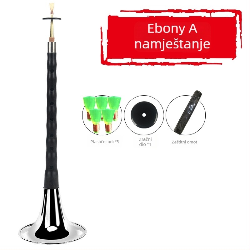 Suona - Ebony suona model, drveni glazbeni instrument, podrijetlo Kina, kartonsko pakiranje