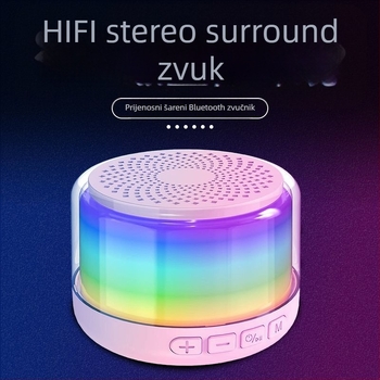 K8 Bluetooth zvučnik, 5W, Bluetooth 5.0, frekvencijski raspon 100Hz-20kHz, SNR ≥70dB, ugrađena baterija 300–500mAh