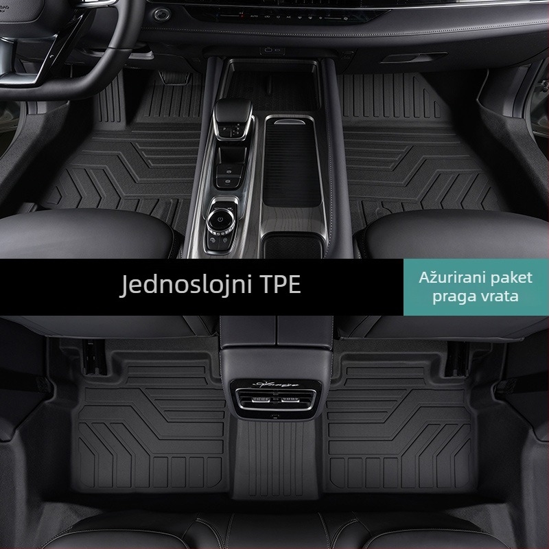 Unutarnje podne prostirke automobila, Materijal: TPE / umjetna guma, Marka: Zeyang, Kompatibilno s posebnim automobilima