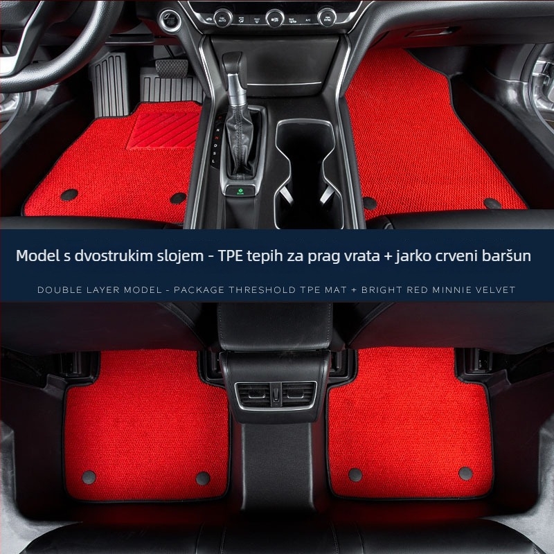 Unutarnje podne prostirke automobila, Materijal: TPE / umjetna guma, Marka: Zeyang, Kompatibilno s posebnim automobilima