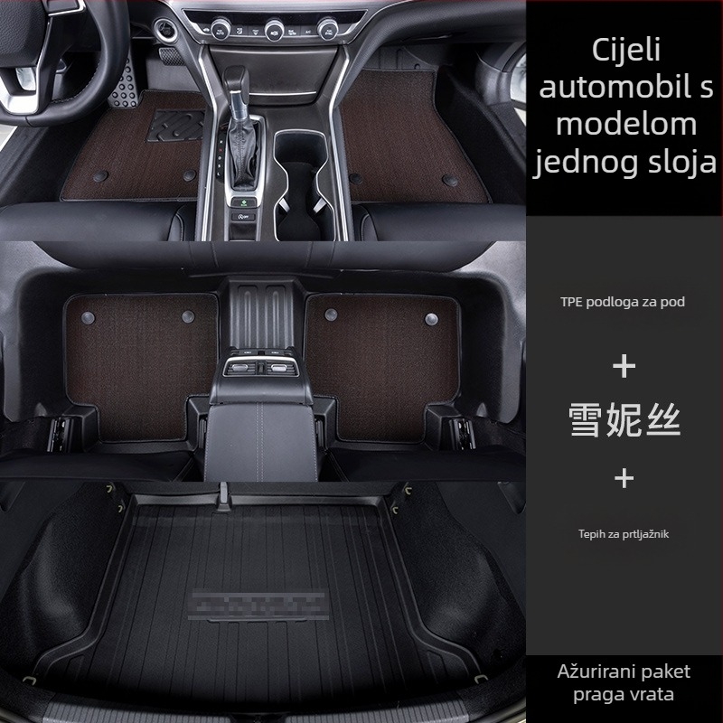Unutarnje podne prostirke automobila, Materijal: TPE / umjetna guma, Marka: Zeyang, Kompatibilno s posebnim automobilima
