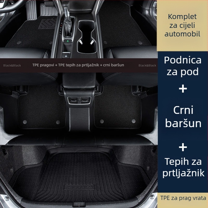 Unutarnje podne prostirke automobila, Materijal: TPE / umjetna guma, Marka: Zeyang, Kompatibilno s posebnim automobilima
