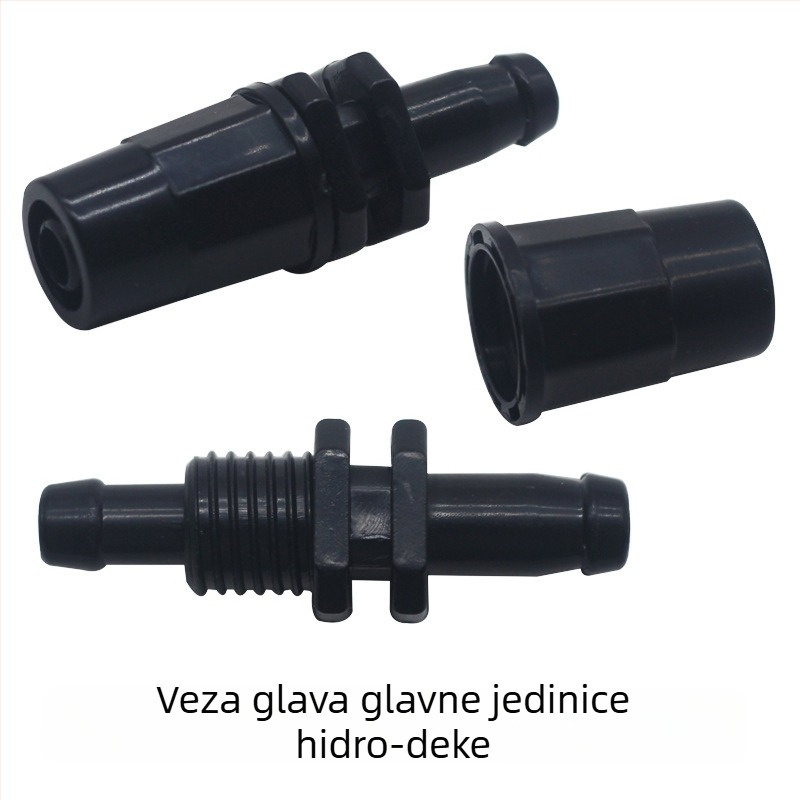 Pribor za grijanje vode: izolacijski omotač cijevi za glavnu jedinicu, trokraki ventil, spojnik za grijanje vode, poklopac za punjenje vode (SNTPJ, 10–20 m², Haishengda)