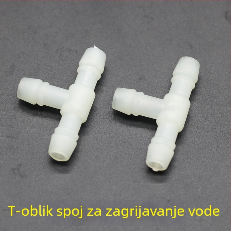 Pribor za grijanje vode: izolacijski omotač cijevi za glavnu jedinicu, trokraki ventil, spojnik za grijanje vode, poklopac za punjenje vode (SNTPJ, 10–20 m², Haishengda)