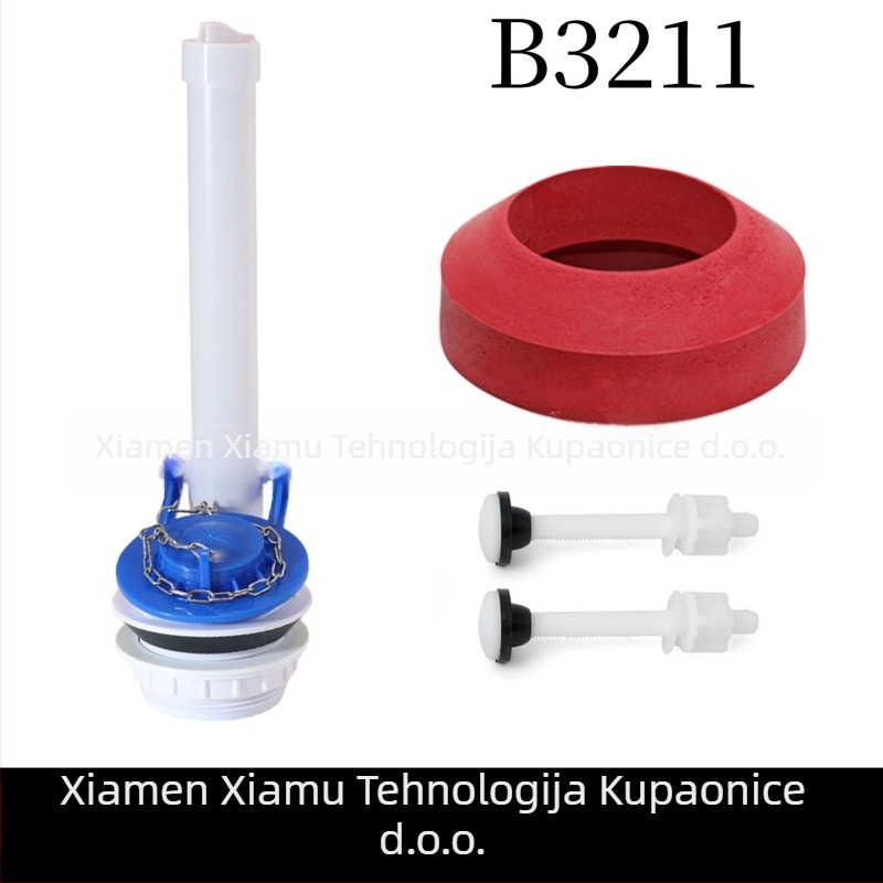 Dodatak za spremnik toaleta s podijeljenim ispravnim ventilom i brtvom za ispiranje — ABS, XAWY B3621, američki stil, izravna ugradnja