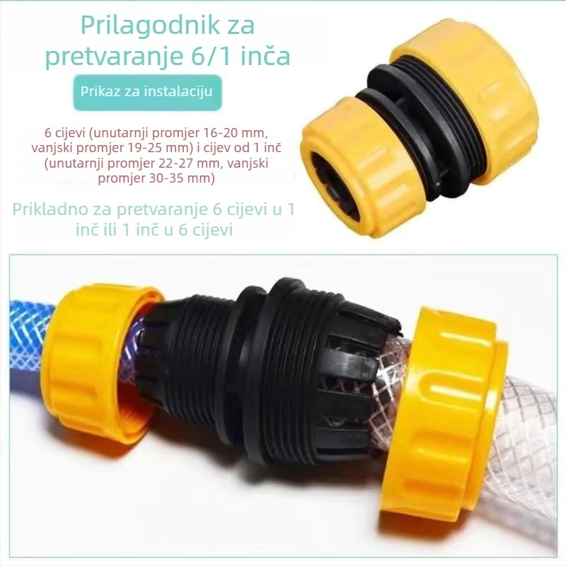 Kućni spojnice za vodovodnu cijev, inženjerske plastike, brzi spojni adapteri, CE certifikat