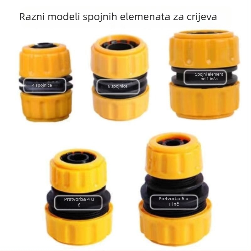 Kućni spojnice za vodovodnu cijev, inženjerske plastike, brzi spojni adapteri, CE certifikat