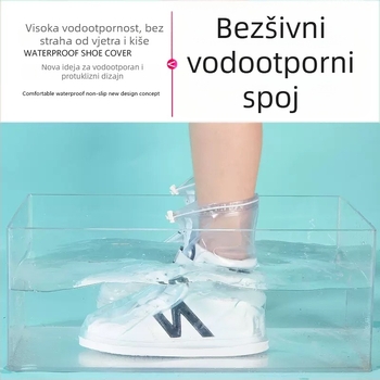 PVC navlake za cipele za vanjsku upotrebu, višekratne, vodootporne, protuklizne, otporne na habanje, s debljom konstrukcijom