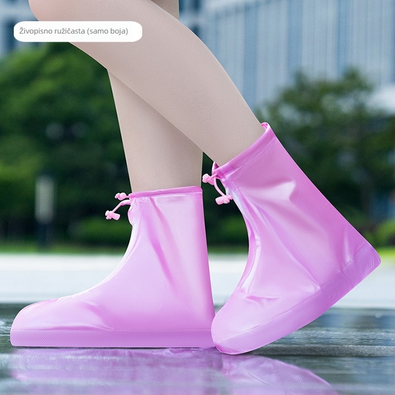 PVC navlake za cipele za vanjsku upotrebu, višekratne, vodootporne, protuklizne, otporne na habanje, s debljom konstrukcijom