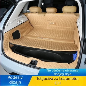 Leapmotor C11 prostirka za prtljažnik s rubom, otporna na habanje, kompatibilna sa 26 modela