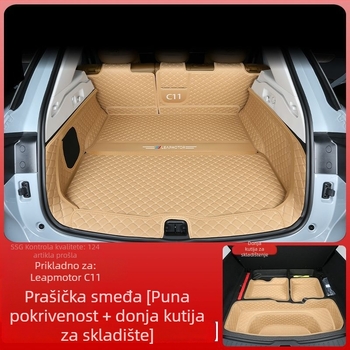 Leapmotor C11 prostirka za prtljažnik s rubom, otporna na habanje, kompatibilna sa 26 modela