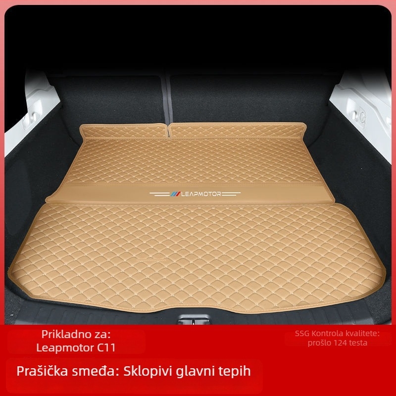 Leapmotor C11 prostirka za prtljažnik s rubom, otporna na habanje, kompatibilna sa 26 modela