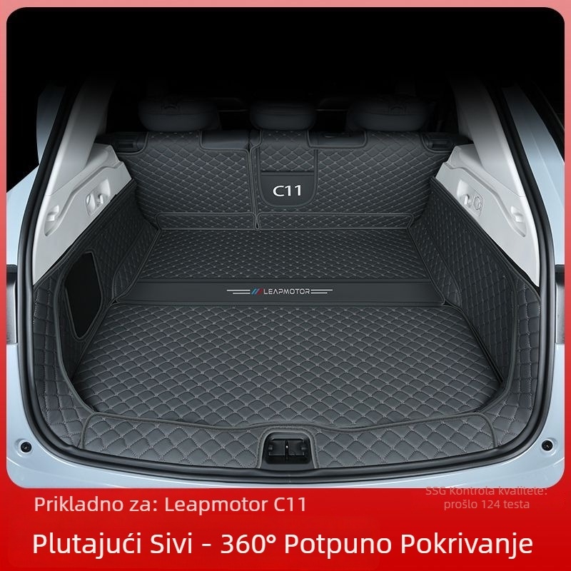 Leapmotor C11 prostirka za prtljažnik s rubom, otporna na habanje, kompatibilna sa 26 modela