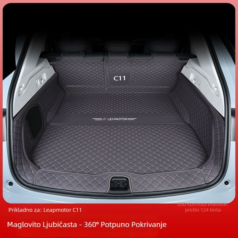 Leapmotor C11 prostirka za prtljažnik s rubom, otporna na habanje, kompatibilna sa 26 modela