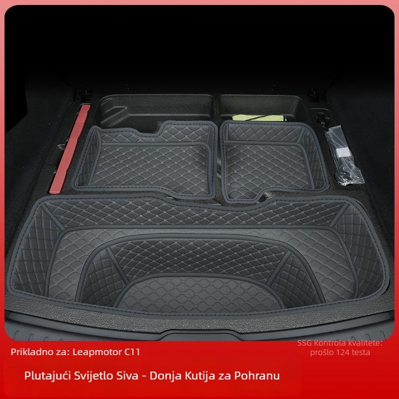 Leapmotor C11 prostirka za prtljažnik s rubom, otporna na habanje, kompatibilna sa 26 modela