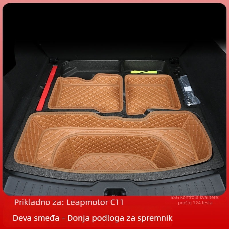 Leapmotor C11 prostirka za prtljažnik s rubom, otporna na habanje, kompatibilna sa 26 modela