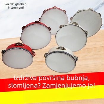 Tamburin – ručni zvon Poetic Musical Instrument, Materijal: Drugo, Za glazbene instrumente