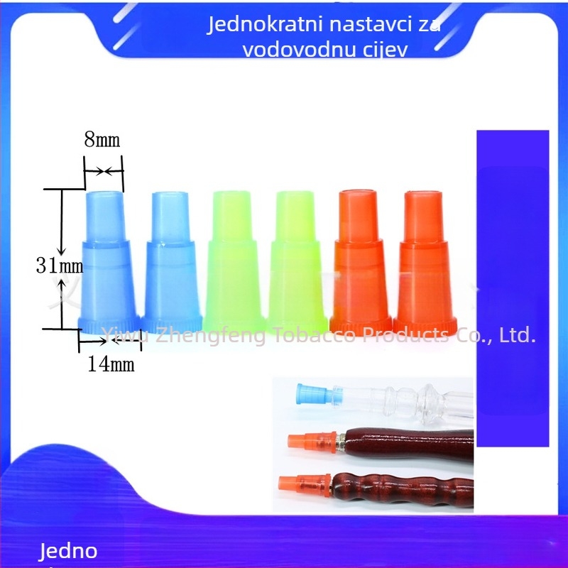 Jednokratni plastični usnik za nargilu, produženi, univerzalni