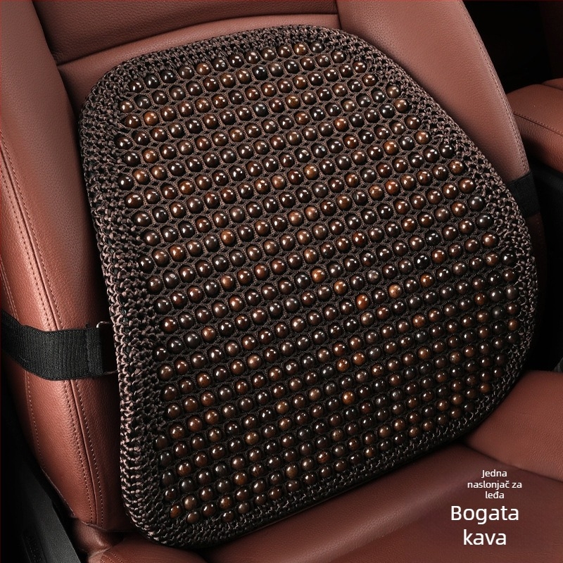 Auto jastučnica za sjedalo s Bodhi sjemenkama, ljetno hlađenje, ventilirana i prozračna, punjenje sintetičkim vlaknima