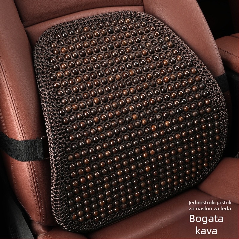 Auto jastučnica za sjedalo s Bodhi sjemenkama, ljetno hlađenje, ventilirana i prozračna, punjenje sintetičkim vlaknima