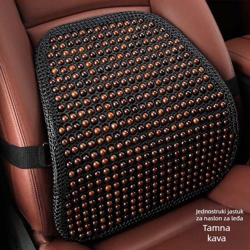 Auto jastučnica za sjedalo s Bodhi sjemenkama, ljetno hlađenje, ventilirana i prozračna, punjenje sintetičkim vlaknima