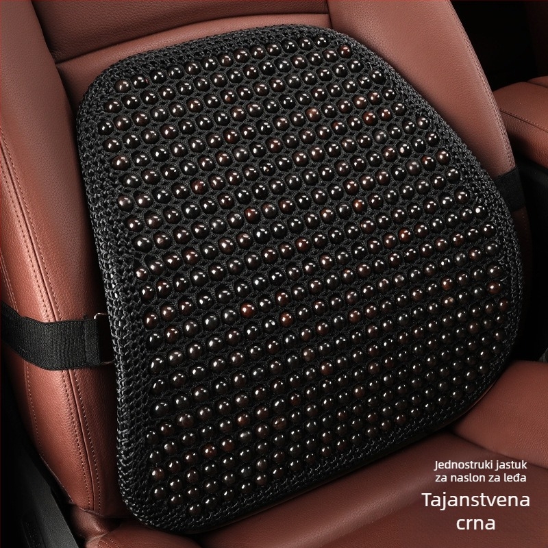 Auto jastučnica za sjedalo s Bodhi sjemenkama, ljetno hlađenje, ventilirana i prozračna, punjenje sintetičkim vlaknima