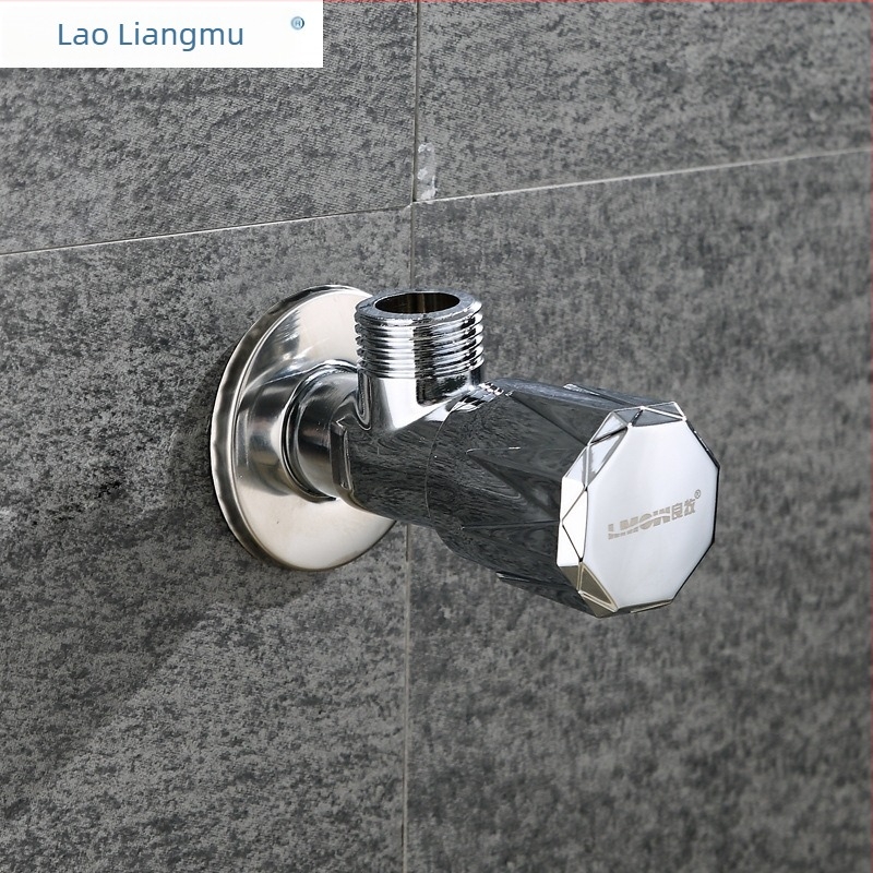 Trojputni ventil, bakarno tijelo, zidni, LM-T506, 2.5 MPa