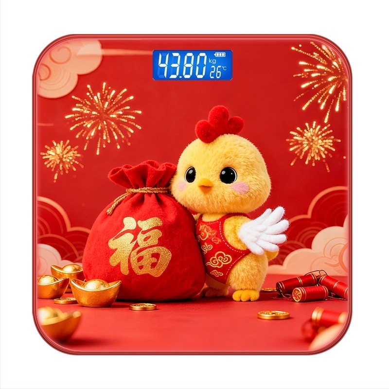 Elektronička vaga, Lady brenda, karikaturni stil, slatka, nosivost 180 kg, USB napajanje